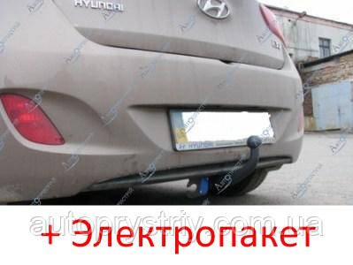 Фаркоп - Hyundai i30 Хетчбек (2007-2012) з'ємний на 2 болтах