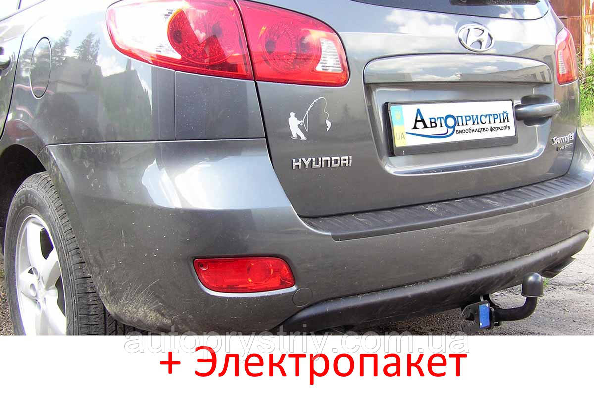 Фаркоп - Hyundai Santa Fe Кросовер (2006-2012) з'ємний на 2 болтах
