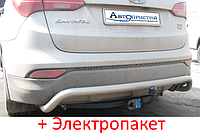 Фаркоп - Hyundai Santa Fe Кроссовер (2012--) съемный на 2 болтах