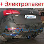 Фаркоп - Jac S5 Кросовер (2012--) з'ємний на 2 болтах