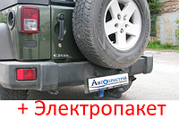 Фаркоп - Jeep Grand Wrangler Внедорожник (2007-2018) съемный на 2 болтах