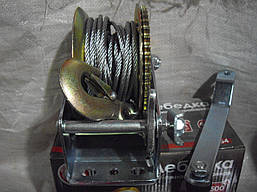 Барабанна лебідка ручна 500 кг Intertool GT1454, фото 5