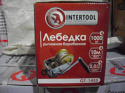 Барабанна лебідка ручна 1000 кг Intertool GT1455, фото 6
