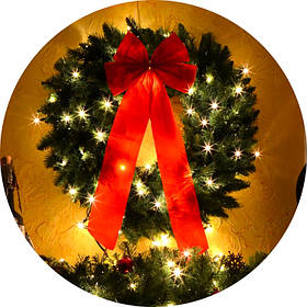 Великий червоний Бант 65х27 см