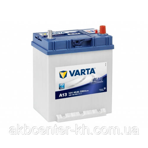 Автомобільні акумулятори VARTA 6CT-40Аз 330А R, фото 1