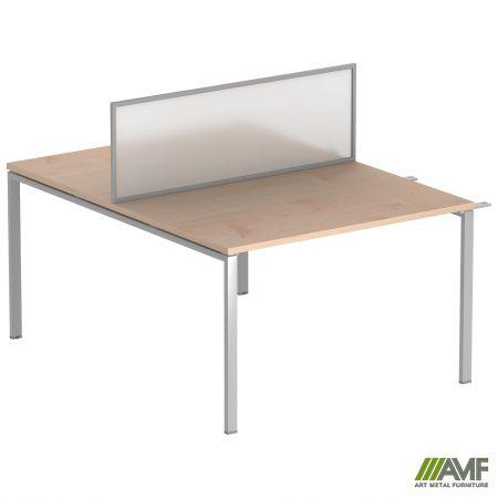Стіл прямий SIG 116 1600х1600х750мм Клен Танзау 60х30 Алюм AMF