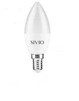 Светодиодная LED лампа Sivio C37 10W E14 10Вт Е14 4100К