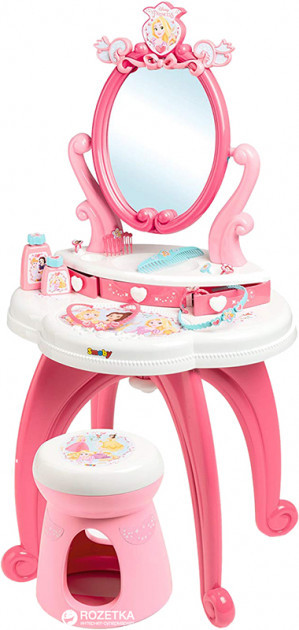 Ігровий набір Smoby Toys Disney Princess Столик із дзеркалом і аксесуарами (320222)