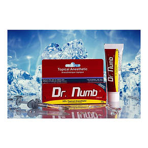 Первинна анестезія Dr.Numb (Epinephrine) 10% Topical Anesthetic, 30 г, фото 2