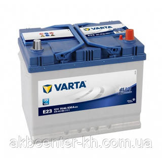 Автомобильные аккумуляторы VARTA 6CT-70Aз 630A R JP, фото 1