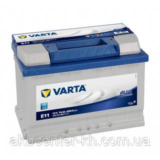 Автомобільні акумулятори VARTA 6CT-74Аз 680A R, фото 1