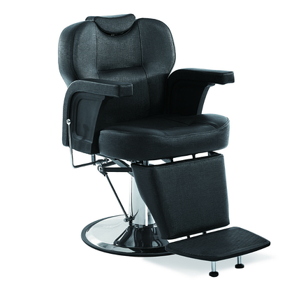 Крісло перукарське для barbershop Еліт Економ Коричневе (Frizel TM), фото 2