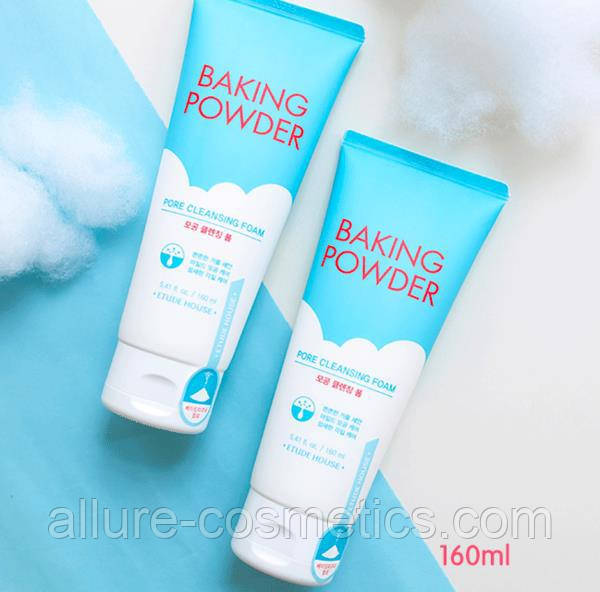 Пінка для вмивання Etude house baking powder pore cleansing foam 160 мл