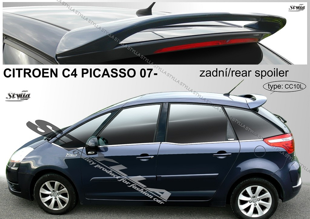 Спойлер на кришку багажника Citroen C4 PICASSO