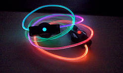 Світловий нашийник для малих собак, котиків та цуценят. ПЕРЕЛИВ КОЛЬОРІВ.