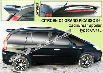 Спойлер на кришку багажника тюнінг Citroen C4 CRAND PICASSO