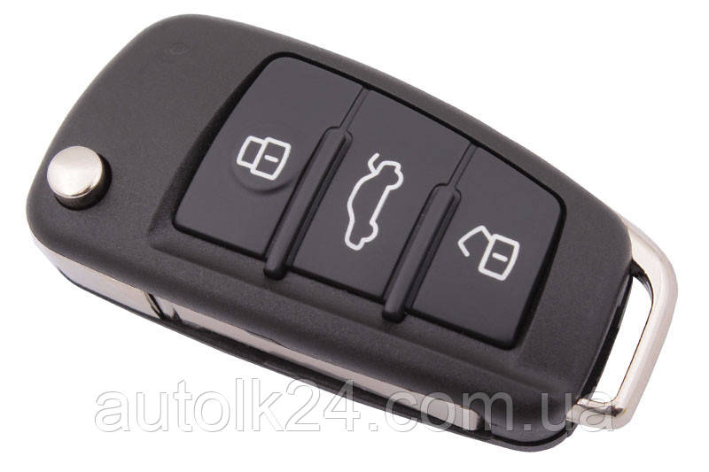 Викидний корпус ключа для Audi 3 кнопки
