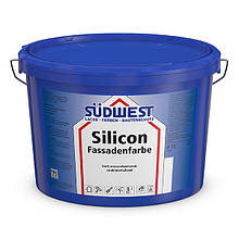 Самоочисна силіконова водовідштовхувальна фасадна фарба SUDWEST Silicon Fassadenfarbe 12,5 L