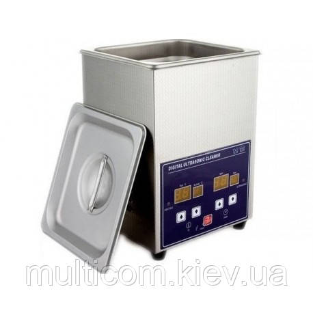 13-06-022. Цифрова ультразвукова ванна 70W, об'єм 2,0л, корпус метал, PS-10A, фото 1