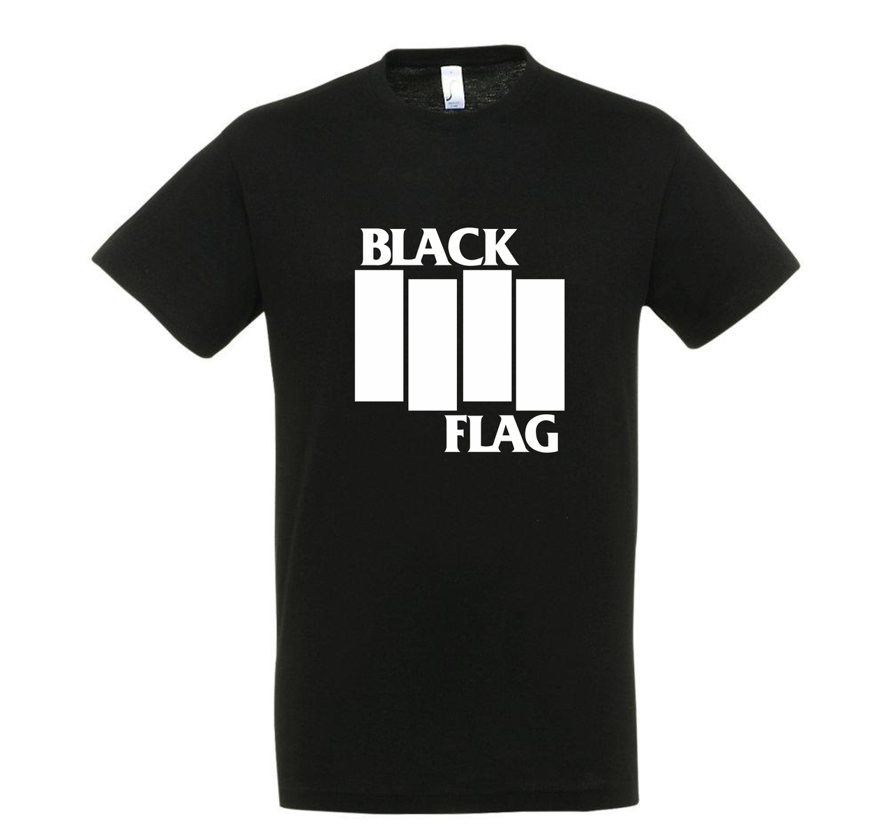 Асиметрична футболка з принтом Black Flag, фото 1