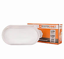 Світильник LED 12Вт 6400K ЖКГ овал накладної IP54