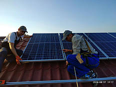 Сетевая солнечная электростанция 20 кВт Червоные Поды 11