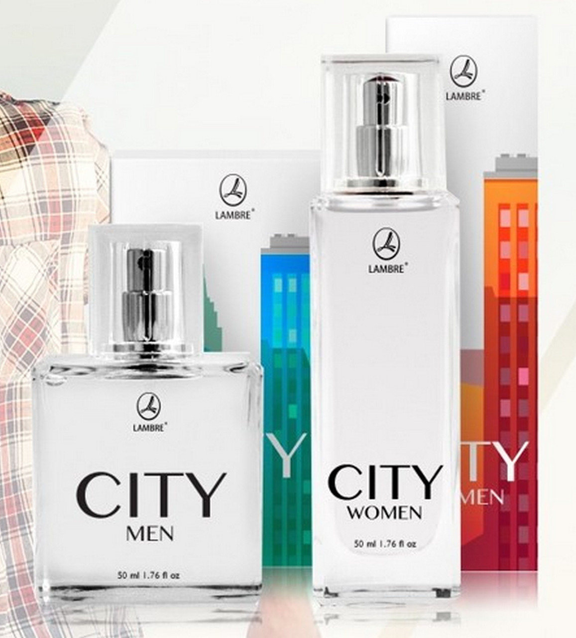 Парфумерний набір City, 50 мл+50 мл, фото 1