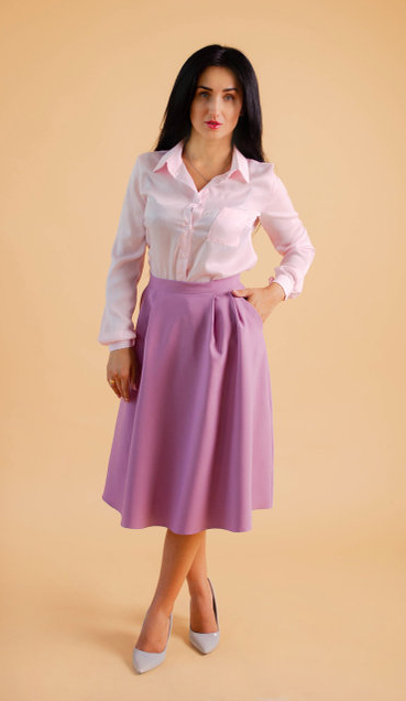 Класична жіноча сорочка "Ната" розміри 42,44,46,48,50