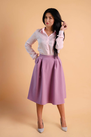 Класична жіноча сорочка "Ната" розміри 42,44,46,48,50, фото 2