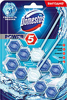 Блок для очищення унітазу Domestos Power 5 Свіжість Океану 2х55гр (Польща)