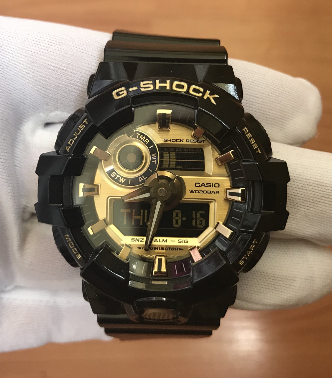 Casio GA-710GB-1A G-Shock Super Illuminator 3D Digital