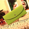 Жіночий гаманець-візитниця 2 в 1 Зелений, фото 3