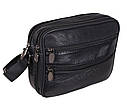 Чоловіча шкіряна сумка Bon R0-1 чорна, фото 3