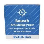 Артикуляційна папір Bausch Refill-Box , 200 мк упаковка 300 шт, фото 1