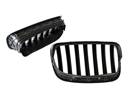 Решітка радіатора MAT BMW X5 E70 06-09 матова, фото 3