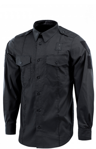 Сорочка поліцейська формений чорна Flex Light Black М-ТАС розмір XL