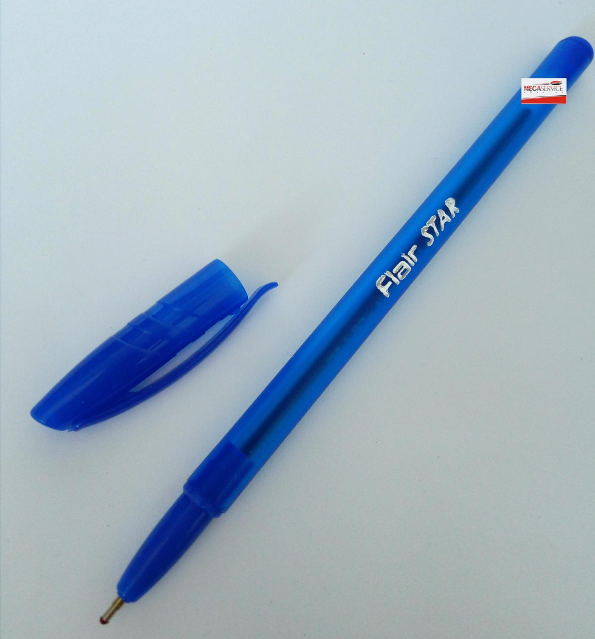 Ручка кульк. Flair 1188 Star синій