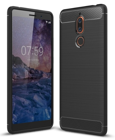 Чохол силіконовий TPU на Nokia 7 - Black