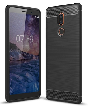 Чохол силіконовий TPU на Nokia 7 - Black, фото 1