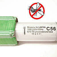 Люмінесцентна лампа ультрафіолетова insect Lemanso LM3823 BL350 G13 20W для знищувача комарів (60 см)