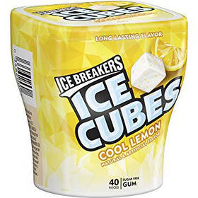 Ice Cubes Cool Lemon