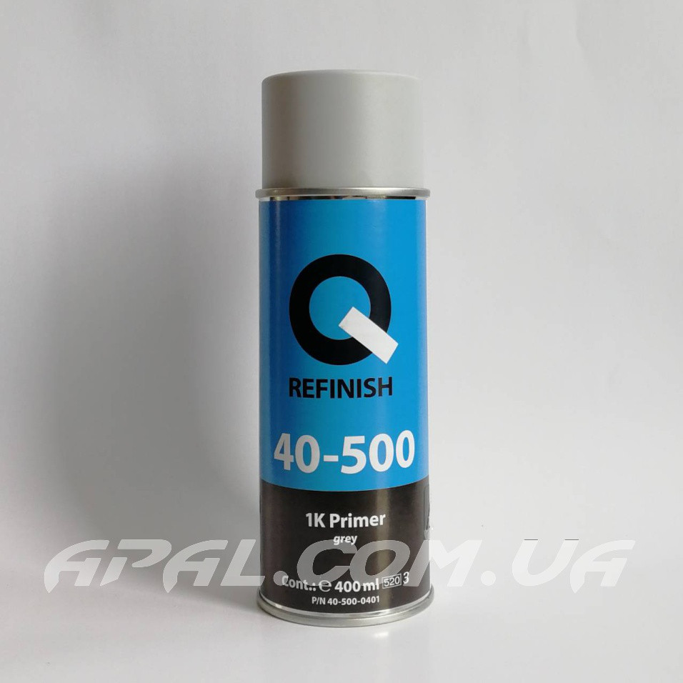 Q-Refinish 40-500 1K Primer однокомпонентний Грунт, сірий (аерозоль), 400мл