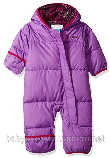 Зимовий пуховий комбінезон Columbia Snuggly Bunny Bunting для дівчинки 0-3міс