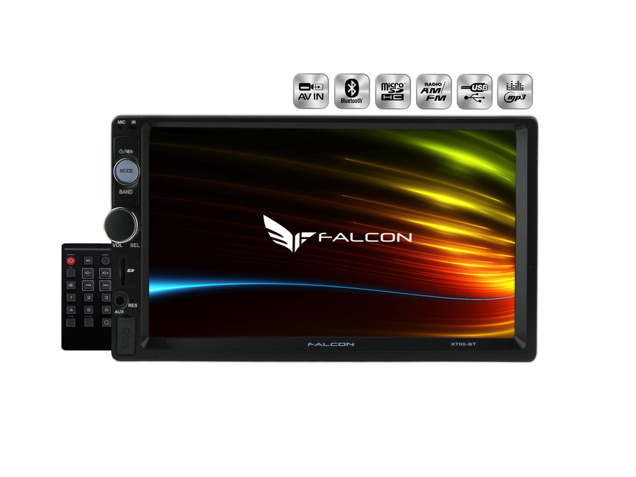 Мультимедийная магнитола Falcon X700-BT BlueTooth - фото 1 - id-p753800419