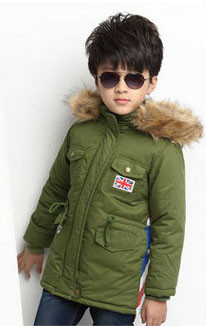 Парка дитяча демісезонна куртка для хлопчика "Флаг", фото 1