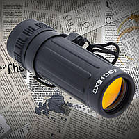 Монокуляр Comet 8*21 DCR з антибликовой лінзою, компактний, прогумований корпус, шнурок для носіння