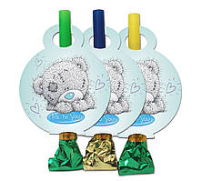 Язичок гусок карнавальний "Ведмедик Тедді", 6 шт. в уп.