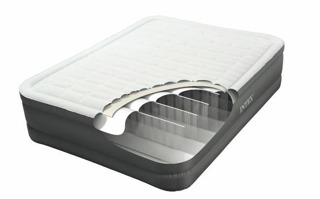 Intex 64472 надувная кровать Premium Comfort-Plush 191x99x46см - фото 2 - id-p61403269