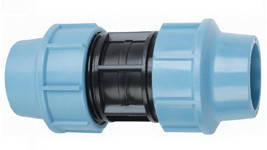 Муфта з'єднувальна для пластикових труб 20х20 Унідельта Unidelta