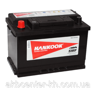 Автомобільний акумулятор HANKOOK 6СТ- 74А2 680А L, фото 1